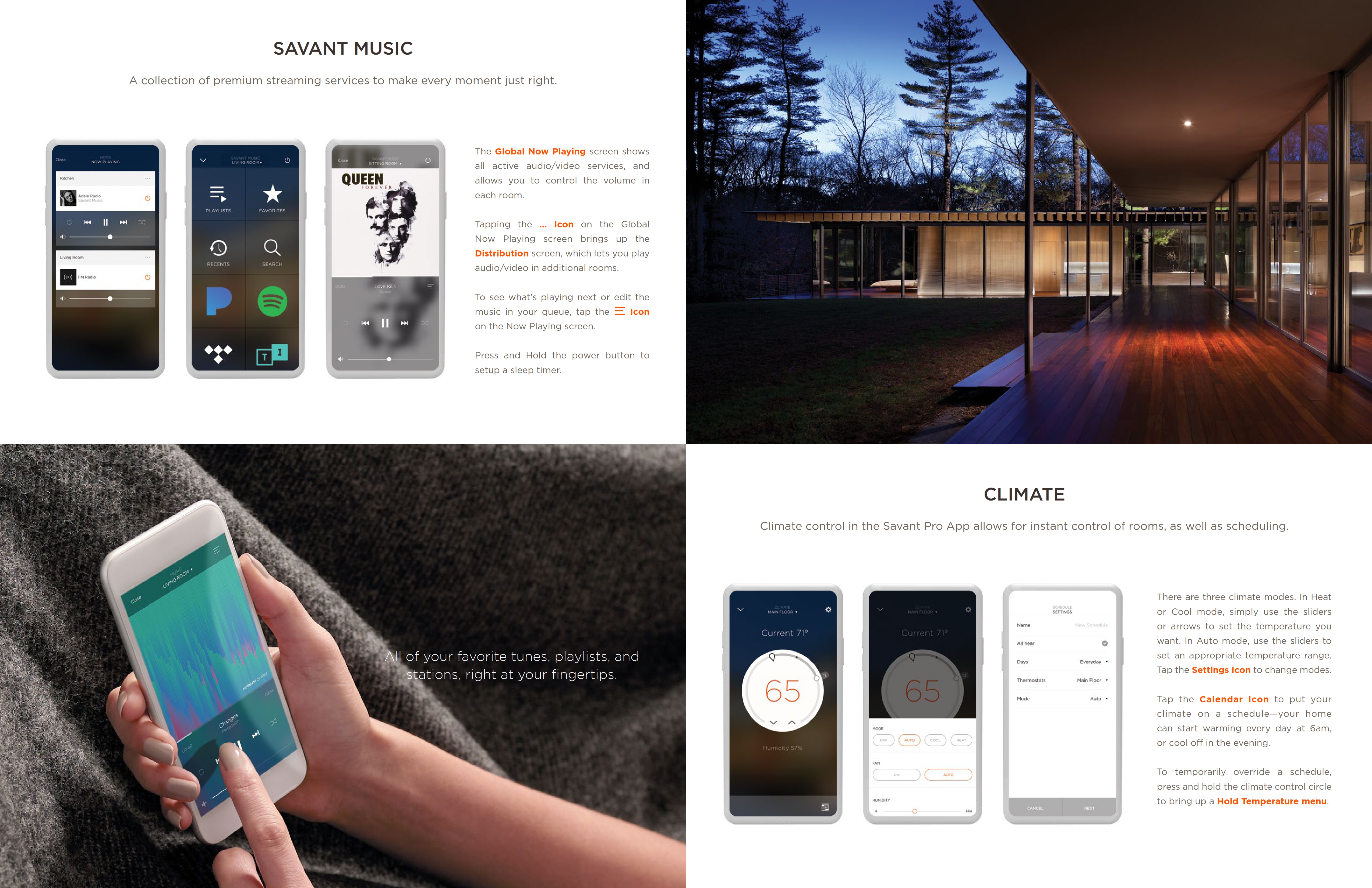 Savant Smart Home Interface